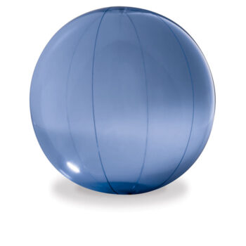 Ballon de plage gonflable en PVC. Gonflé: à28cm-Bleu-8719941013483