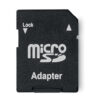 Carte Micro SD de 16G/8G incluant un adaptateur SD en PP .-Transparent-