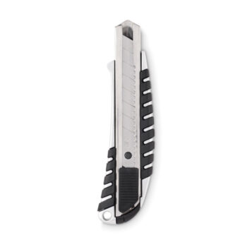 Couteau rétractable en aluminium avec 8 lames en acier carbone.-Argent-8719941054653-2