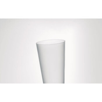 Gobelet en PP réutilisable avec finition givrée. Capacité 550 ml.-Transparent Blanc-8719941048577-3