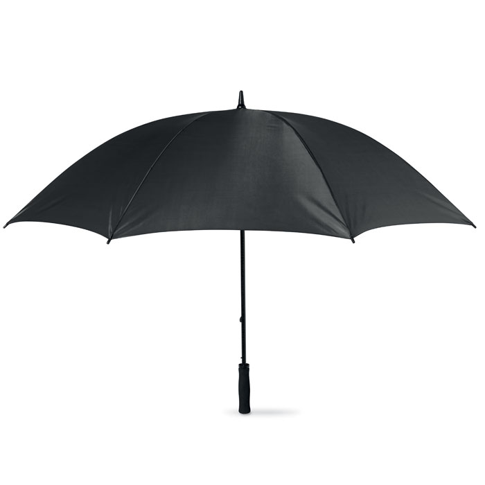 Import Royaume Uni Westcott Parapluie satin avec couvert noir amovible 114 cm Blanc 