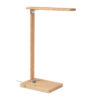 Lampe de bureau pliable en bambou avec 48 lampes LED