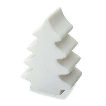 Lampe LED en PVC en forme de sapin de Noël qui change de couleur (blanc