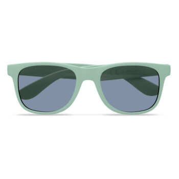 Lunettes de soleil classiques et élégantes composées à  45% de fibre de bambou et à  55% de PP. Protection UV 400.-Vert-8719941042919-3