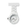 Montre infirmière analogique. 1 pile bouton incluse.-Blanc-8719941020863