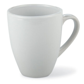 Mug en grès émaillé. 160 ml. Emballage en vrac.-Blanc-8719941021495