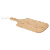 Planche de service en bambou avec rainure et corde de jute en forme naturelle.-Bois-8719941056732