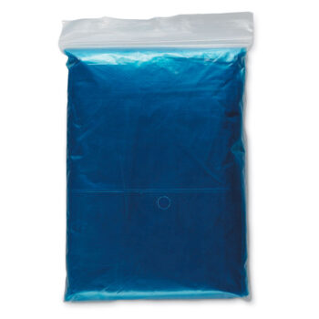 Poncho de Secours pliable.-Bleu-8719941013025