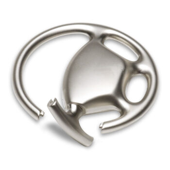 Porte-clefs 'volant' en alliage de zinc. Emballage boite cadeau.-Argent mat-8719941002906-1