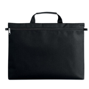 Porte-documents en polyester 600D avec un compartiment principal.-Noir-8719941021716