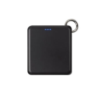 Chargeur sans fil et powerbank capacité de 5000 mAh dans un boîtier en ABS. Comprend un connecteur de type C. Sortie: DC5V / 0.8A. Compatible derniers androïdes