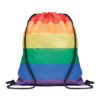 Sac à  cordon arc-en-ciel en polyester RPET 210D avec cordons en PP.-Multicolore-8719941056022