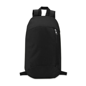 Sac à  dos en polyester 600D avec poche extérieure zippée et partie arrière rembourrée en polyester 210D.-Noir-8719941038523