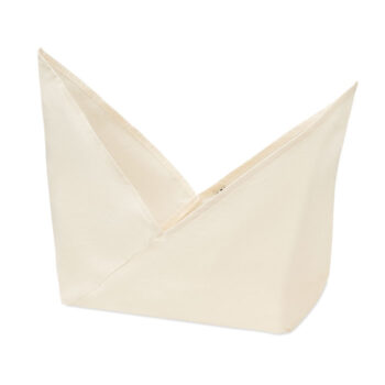 Grand sac de conservation des aliments en coton organique. 140 gr/m².-Beige-8719941056626