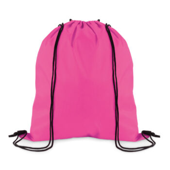 Sac à  cordon en polyester 210D.-Fuchsia-8719941046276