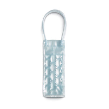 Sac réfrigérant en PVC transparent. Pour une bouteille. Placez le sac réfrigérant au congélateur avant utilisation.-Transparent-8719941019447