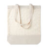 Sac shopping en filet de coton à  anses longues. 170gr/m².-Beige-8719941045835