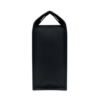 Sac shopping en toile organique avec poignées en bambou. 360 gr/m².-Noir-8719941056404-1