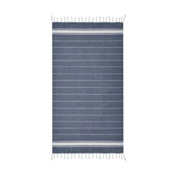 Drap de plage / Fouta 180 gr/m².-Bleu-8719941032323