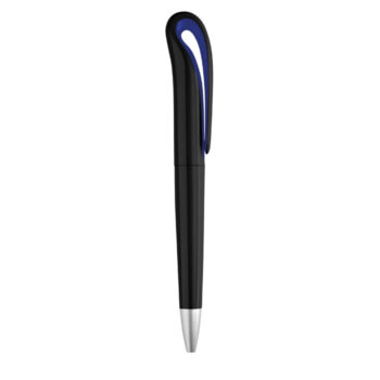 Stylo à  bille Twist en ABS. Encre bleue.-Bleu-8719941025936