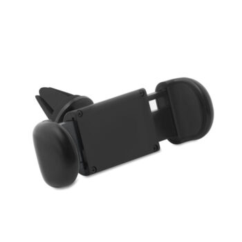 Support universel de téléphone pour ventilation de voiture. Rotation à  360 degrés et ouverture bilatérale.-Noir-8719941011762-1