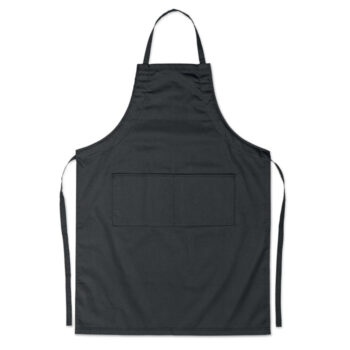 Tablier de cuisine ajustable avec 2 poches: poly coton