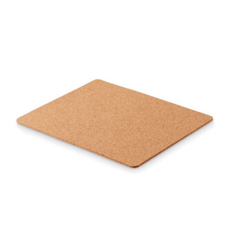 Tapis de souris en liège. Epaisseur 3mm. Taille 18cm x22cm.-Beige-8719941054660