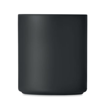 Mug réutilisable en PP. Contenance : 300 ml.-Noir-8719941053632-1