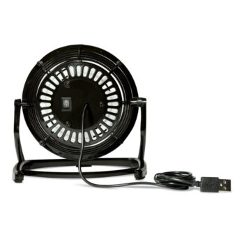 Ventilateur en ABS avec le câble USB.  Bouton marche/arrêt.-Noir-8719941010291-1